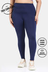 Zelocity True Curv Quick Dry Gym Leggings - Blue Depth — thumbnail 1